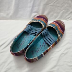 Blowfish Malibu Gloat Tribal Print Ballet Flats Size 8